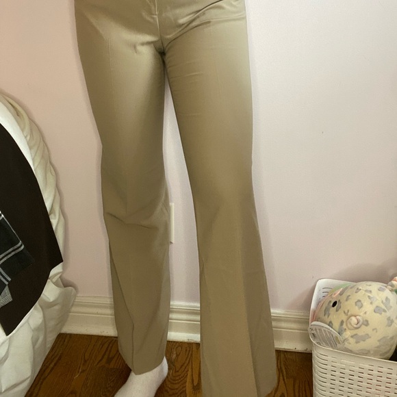 Beige Flare Trousers - The Christie Fit - Picture 4 of 7
